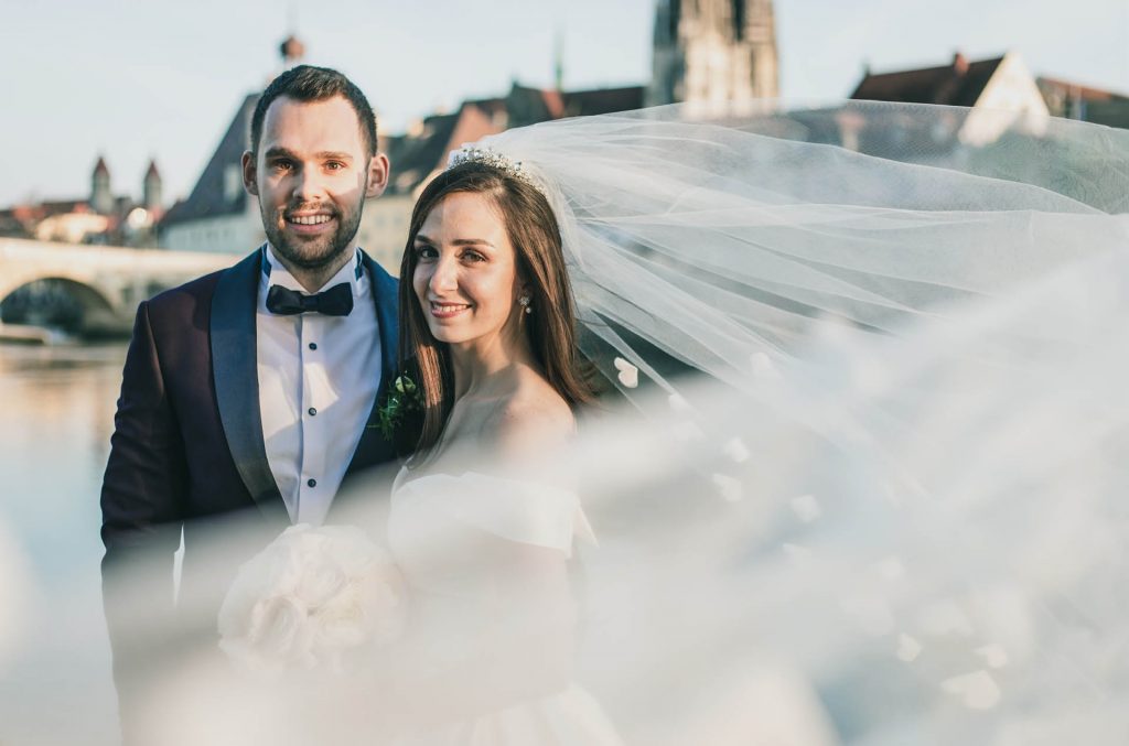 Hochzeit von Sibel und Axel in der Regensburger Altstadt